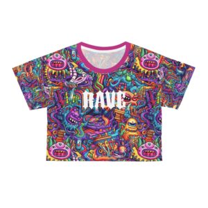 Crazy Pig - Rave Crop Tee