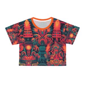 Temple - Rave Crop Tee
